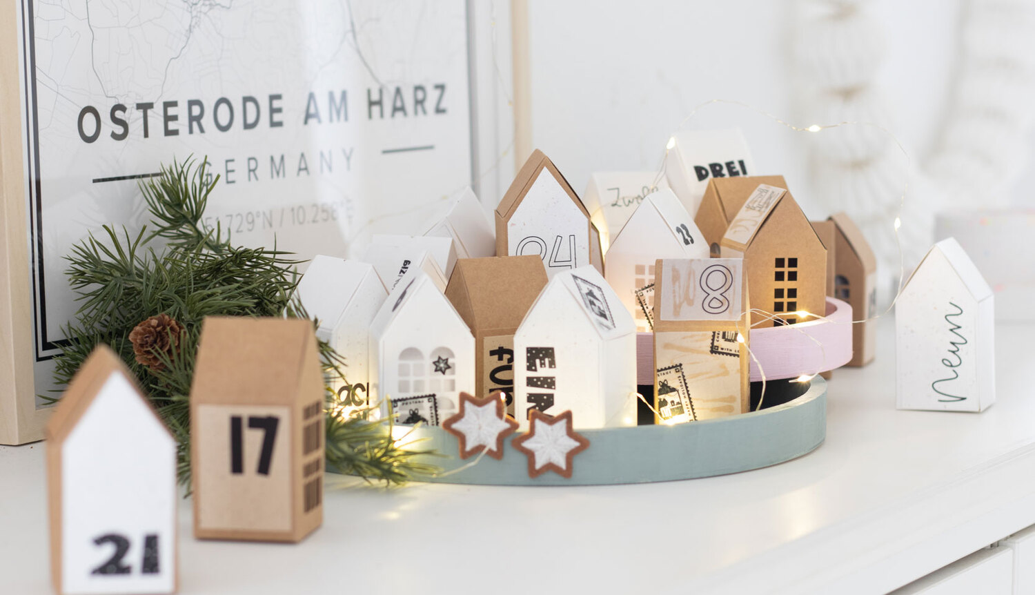 Inspiration Adventskalender Weihnachtsdorf @machsschoen Inspiration Adventskalender Weihnachtsdorf @machsschoen