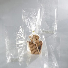 Zellglasbeutel 10 Stück: Transparente Beutel von folia, ideal zum Verpacken von Keksen oder Geschenken.