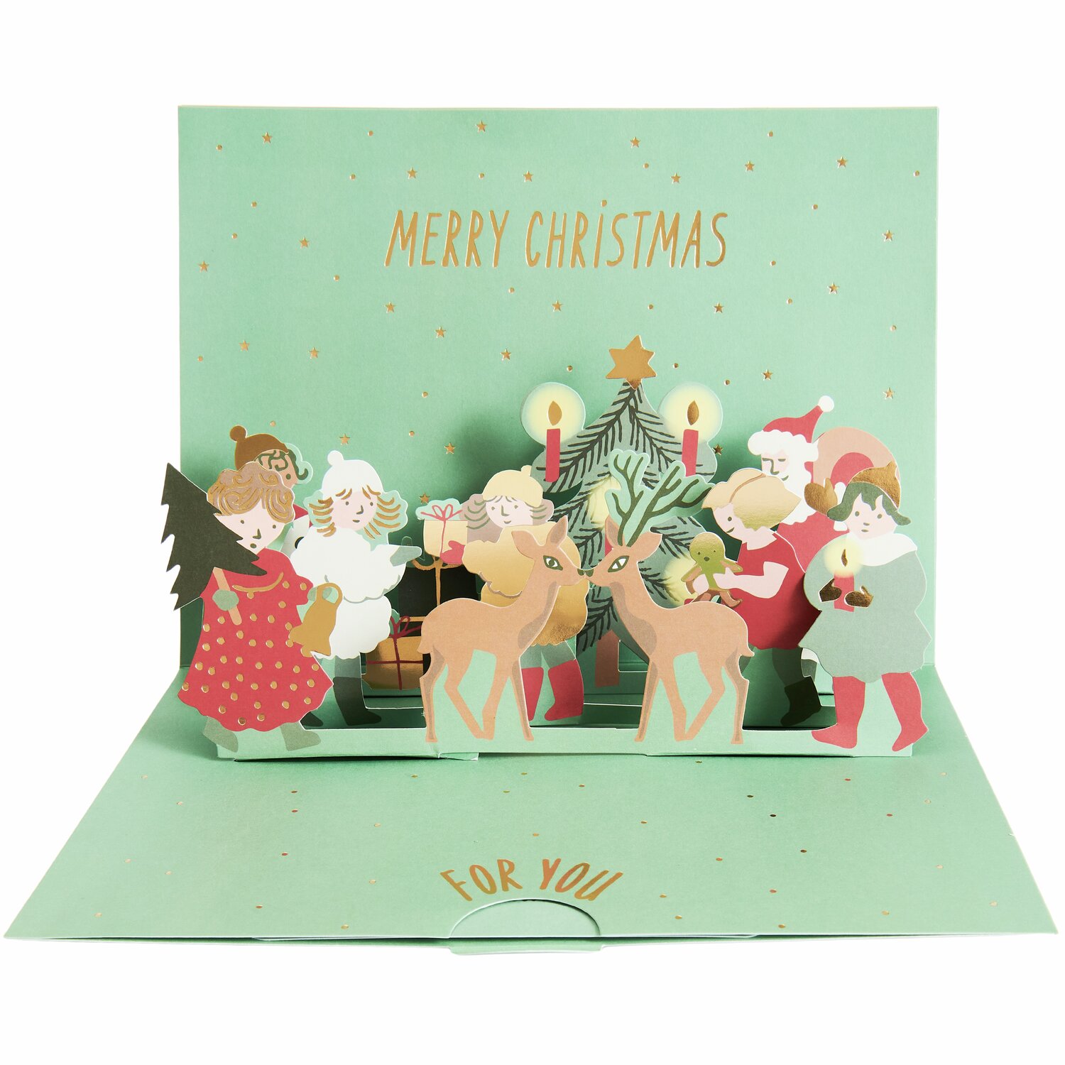 Pop-Up Karte Weihnachtsmann für Geldgeschenke A5 von Rico Design Pop-Up Karte Weihnachtsmann für Geldgeschenke A5 von Rico Design