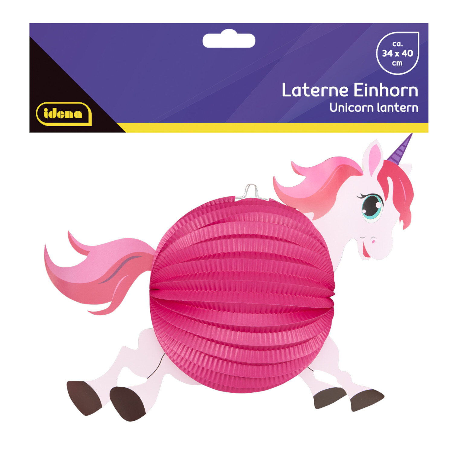 Laterne Einhorn 40x34cm von Iden Großhandelshaus Berlin