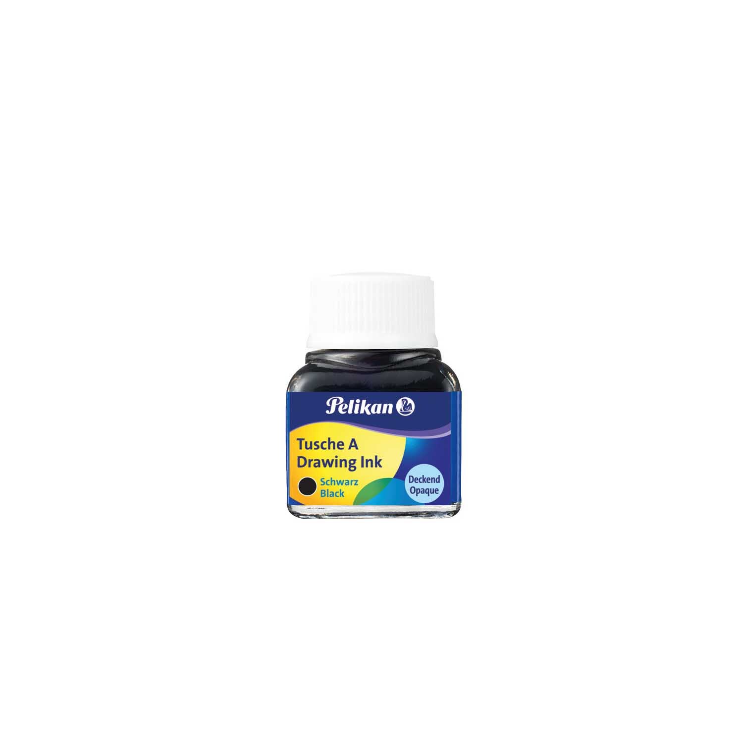 Tusche Glas schwarz 10ml
