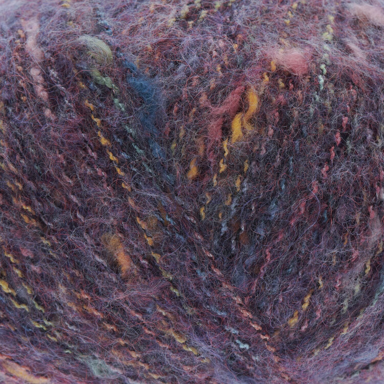 Fashion Cotton Alpaca Fun Neps 50g 215m Farbe Lila von Rico Design Fashion Cotton Alpaca Fun Neps von Rico Design in einem bunten, melierten Garn mit lila Akzenten, ideal für kreative Strickprojekte.
