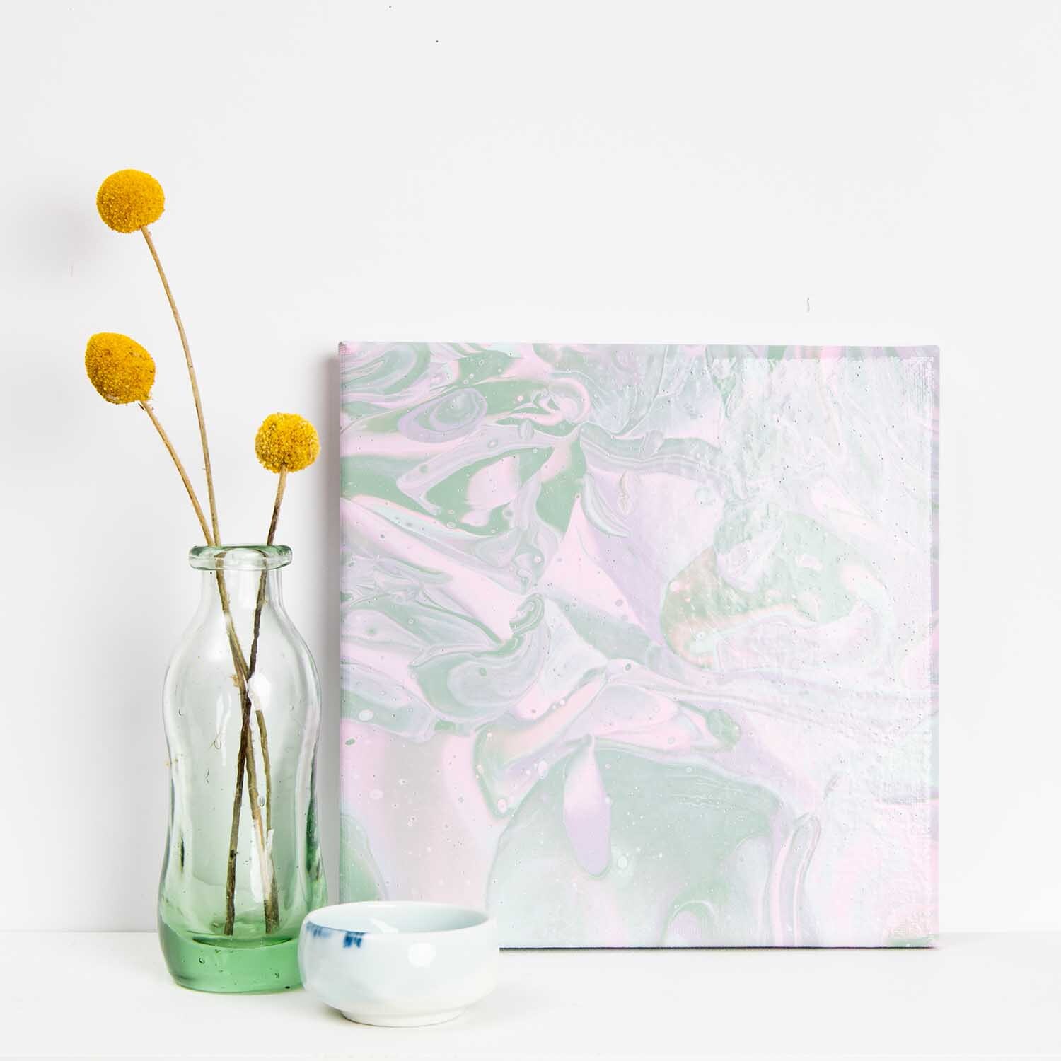 Bastelset Acrylic Pouring Blaugrau Bastelset Acrylic Pouring Blaugrau