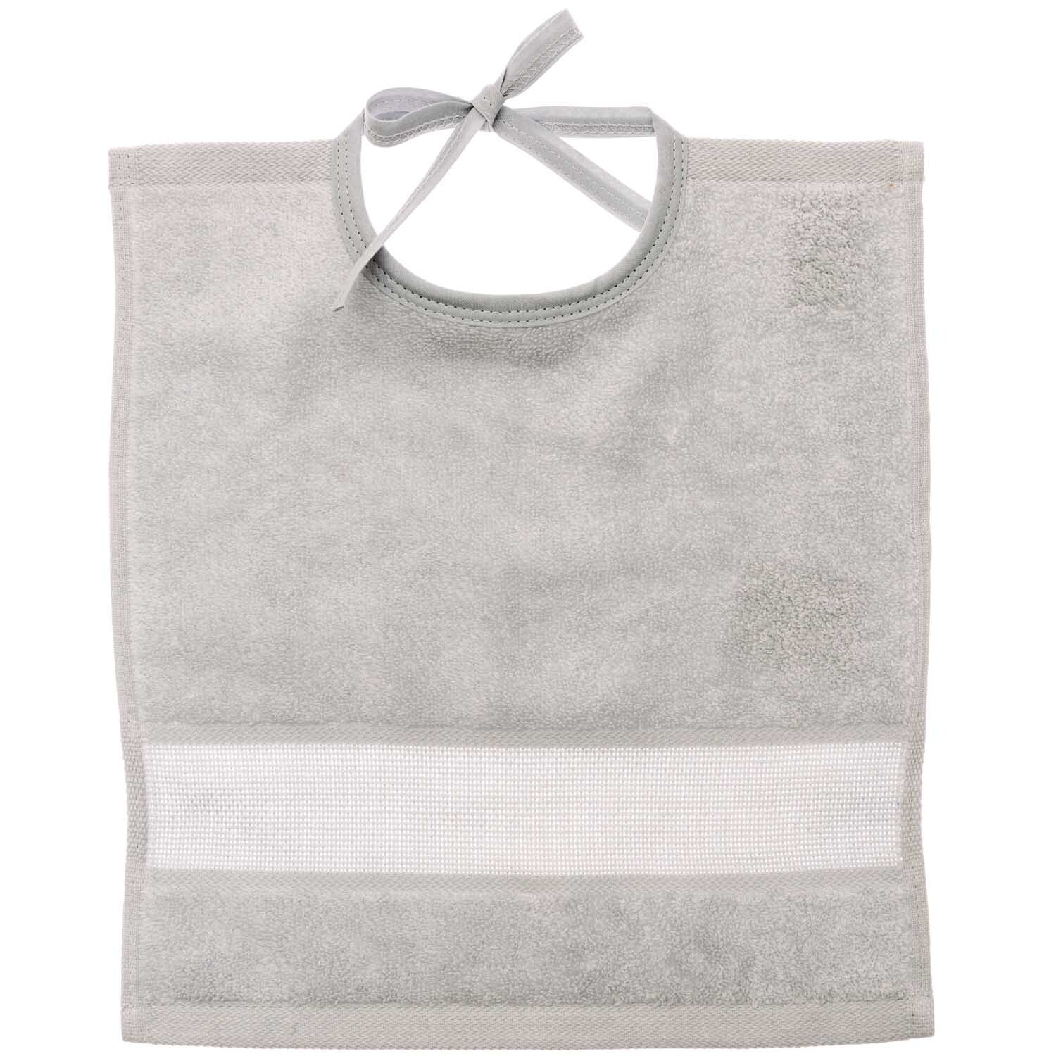 Lätzchen 30x34cm Farbe Weiß von Rico Design