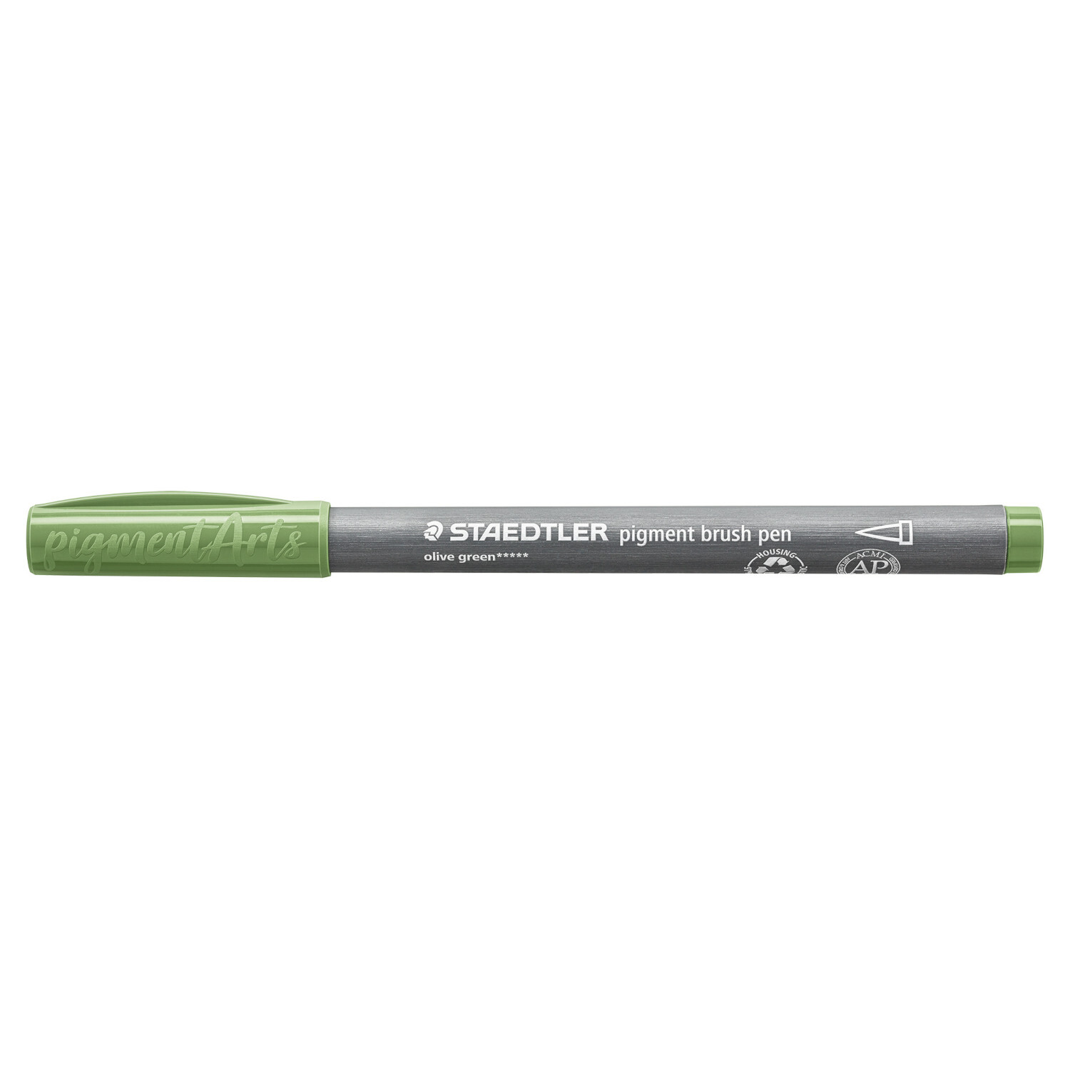 Staedtler Pigment Brush Pen Olivgrün