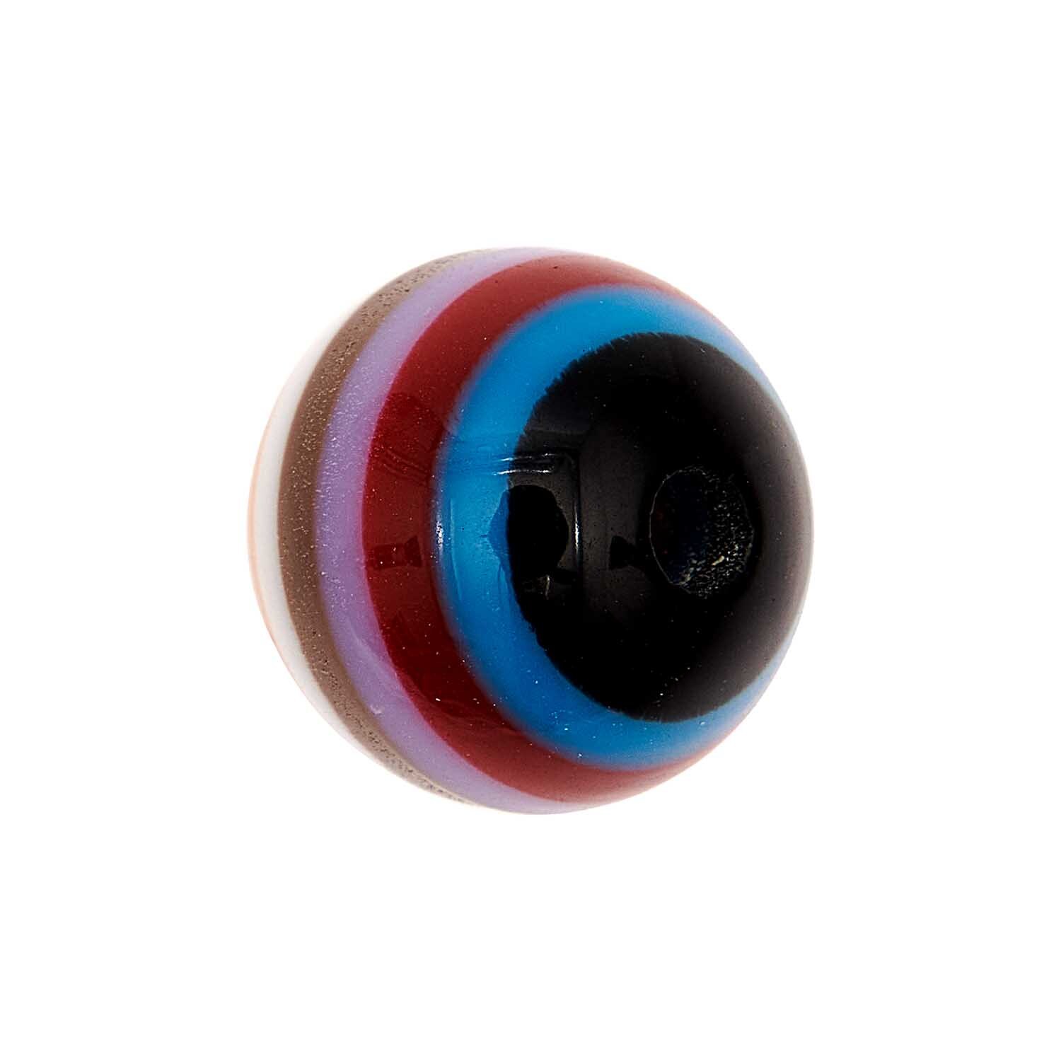itoshii Gestreifte Perle rund lila Mix 15mm 1 Stück itoshii Gestreifte Perle rund lila Mix 15mm 1 Stück