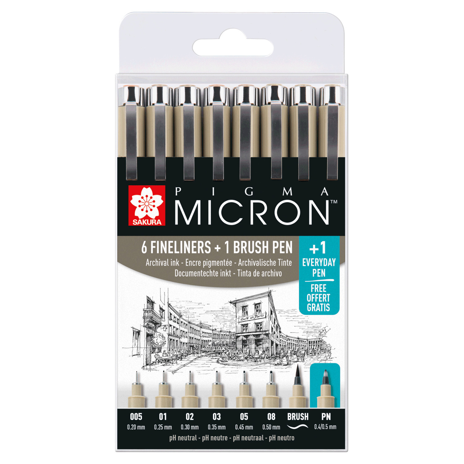 Pigment Liner Sakura Pigma Micron Promotion Set