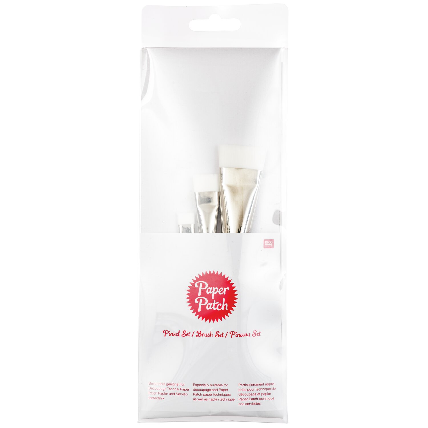 Pinselset für Paper Patch 3teilig