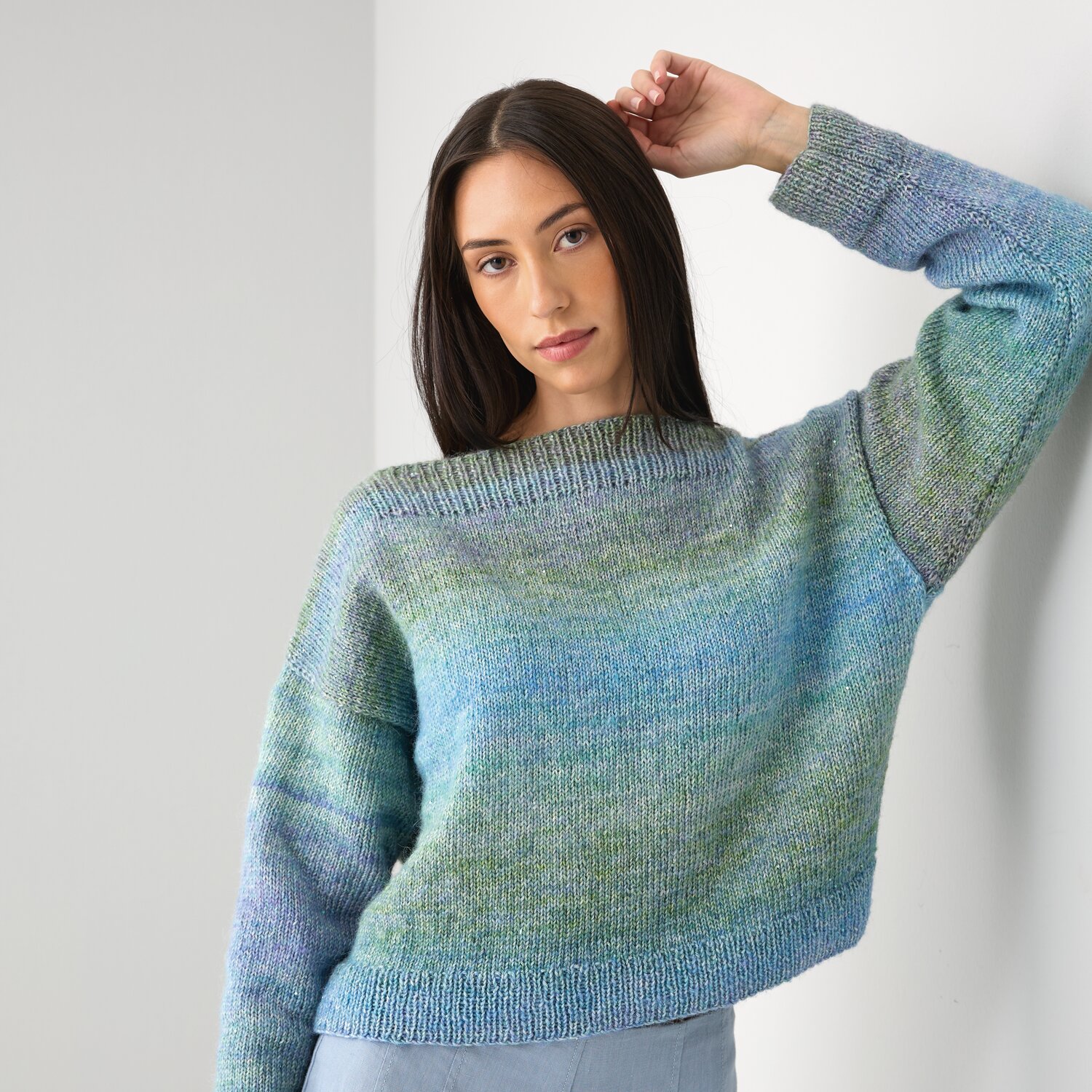 Strickset Pullover Modell 28 aus Die Neue Masche No. 15 von idee. Creativmarkt