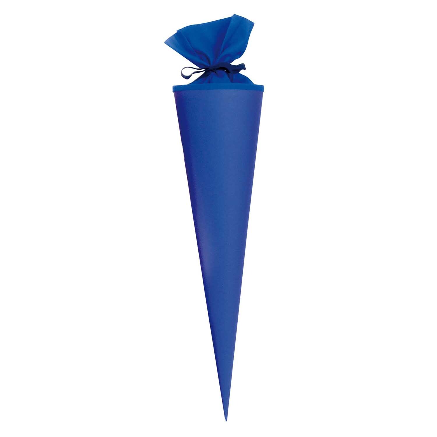 Schultüte mit Filzverschluss 70cm Farbe Blau von Goldbuch Georg Brückner Schultüte mit Filzverschluss 70cm Farbe Blau von Goldbuch Georg Brückner