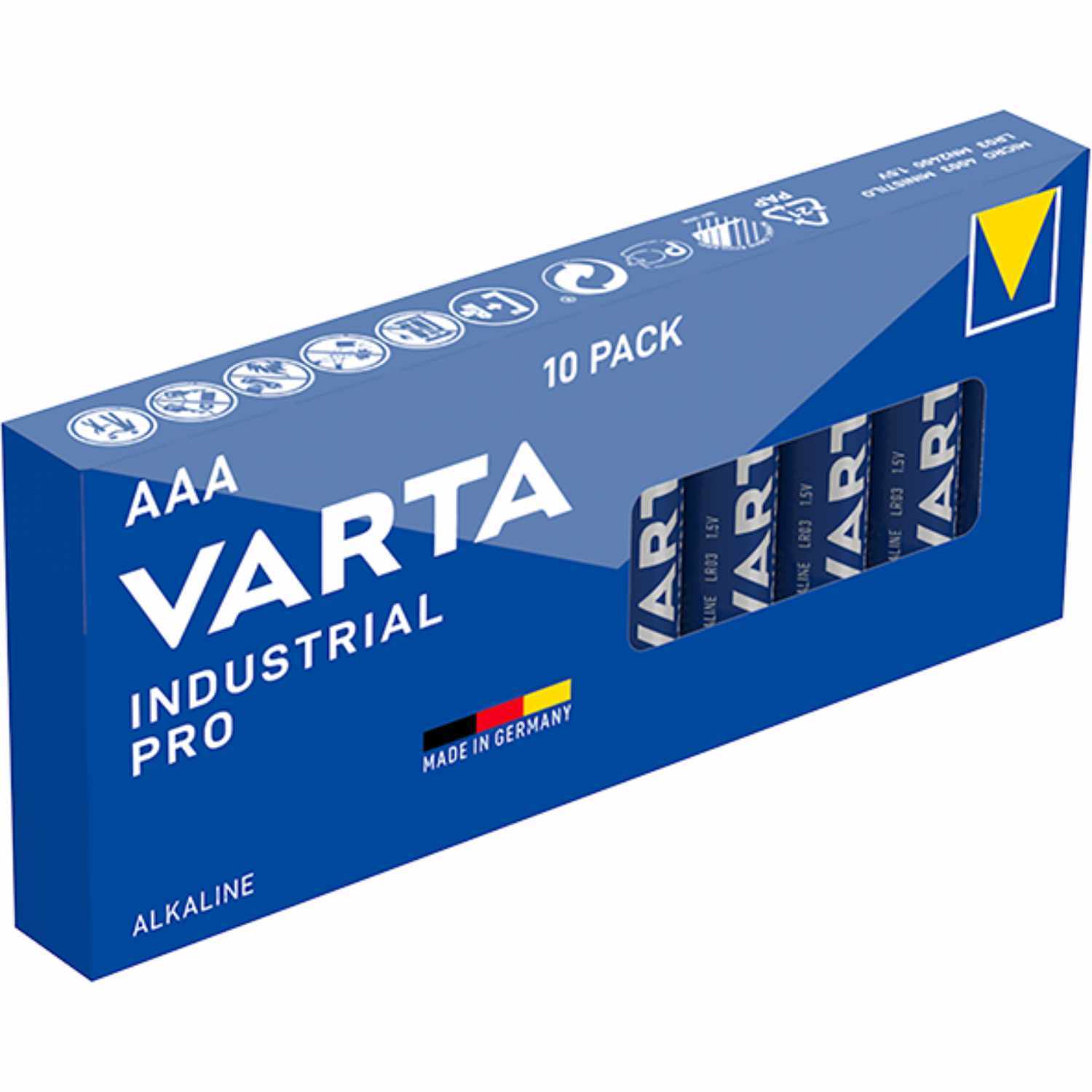 Alkaline Industrial Pro Batterie AAA 10 Stück