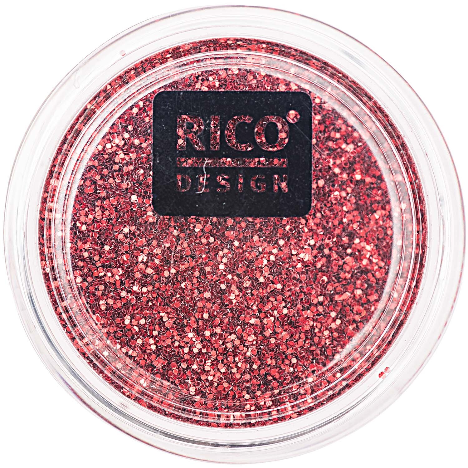 Glitter 6g Farbe Rot von Rico Design