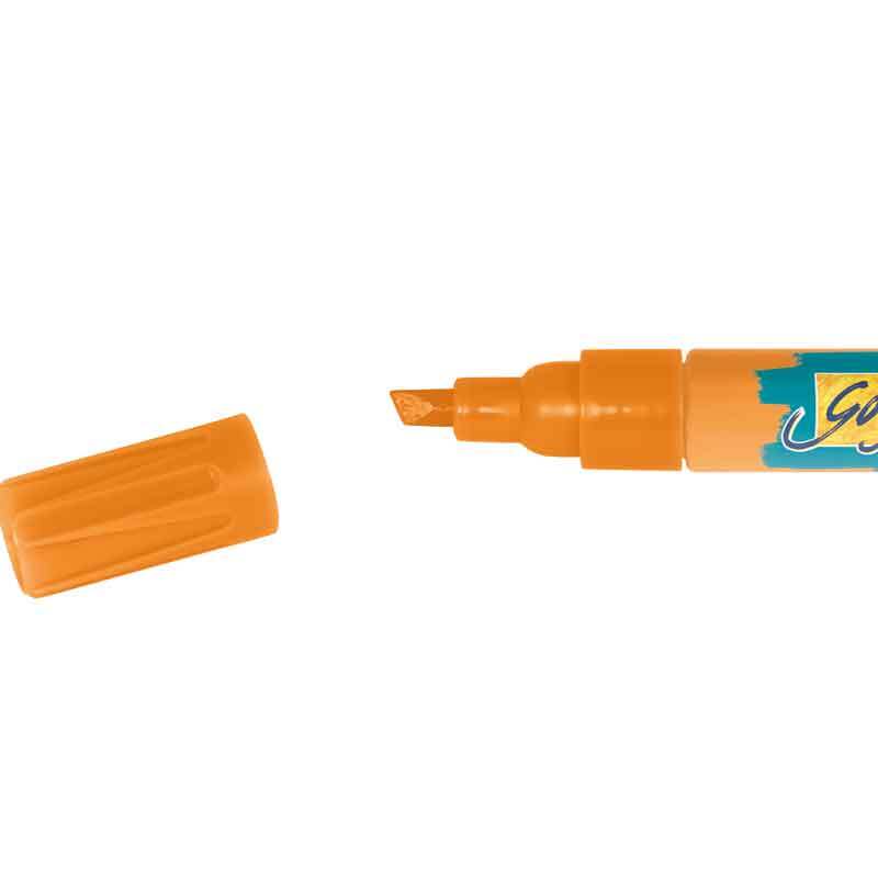 KREUL TRITON Acrylic Paint Marker 1-4mm Fluoreszierend Orange