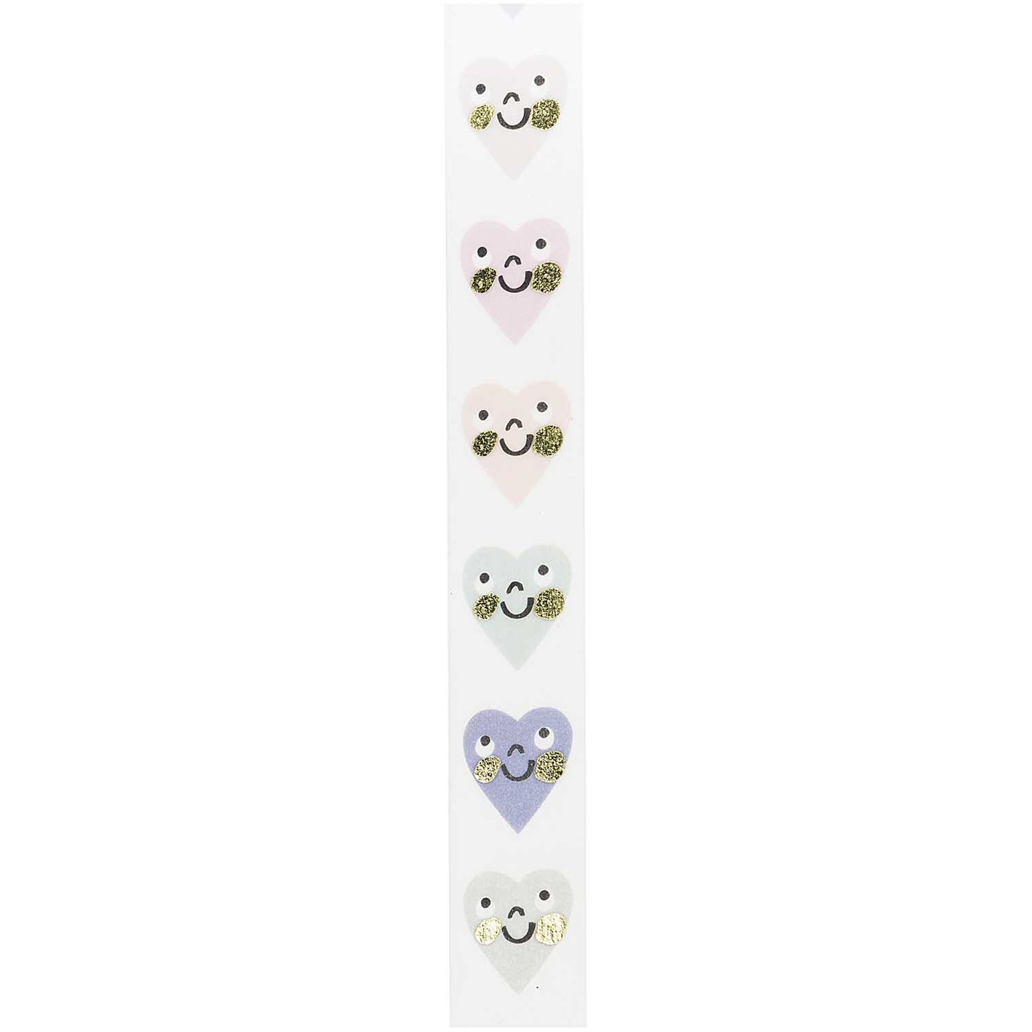 Paper Poetry Tape Hello Baby Herzen 1,5cm 10m von Rico Design