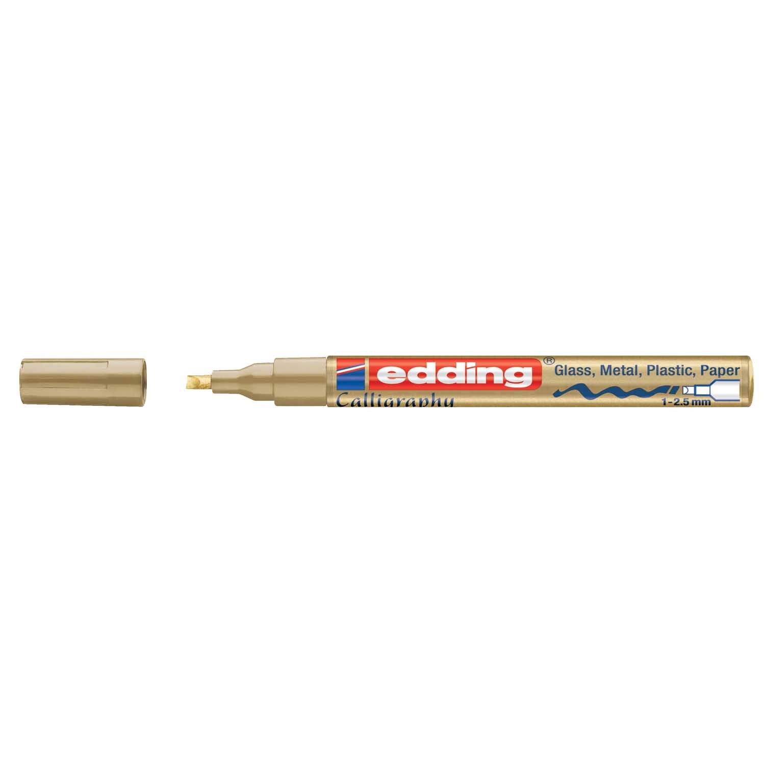 753 calligraphy paintmarker gold 1-2,5mm