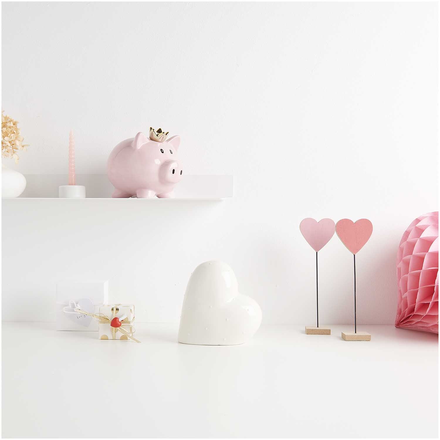 Sparschwein Prinzessin 15,5x13x13,5cm