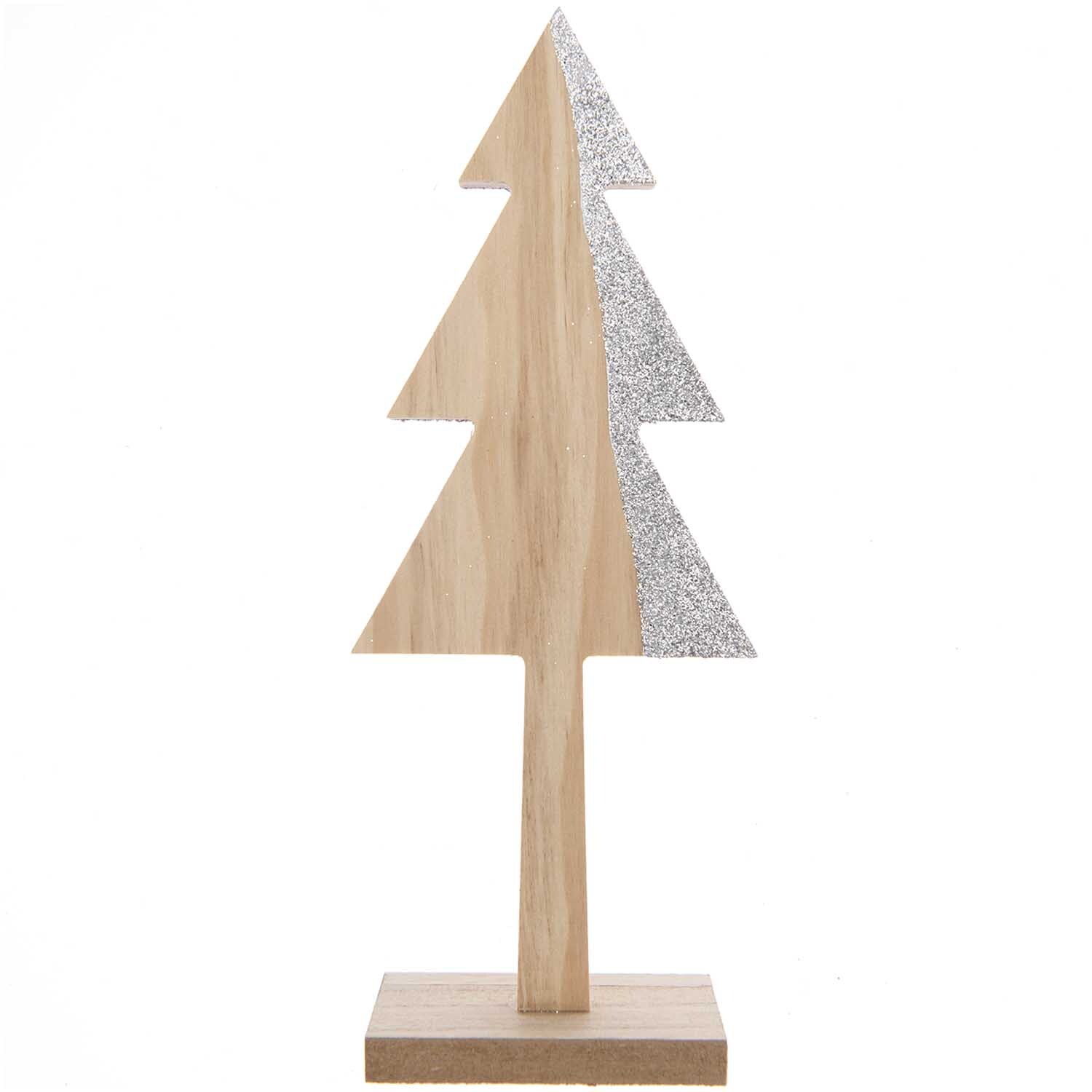 Holztanne natur-silber