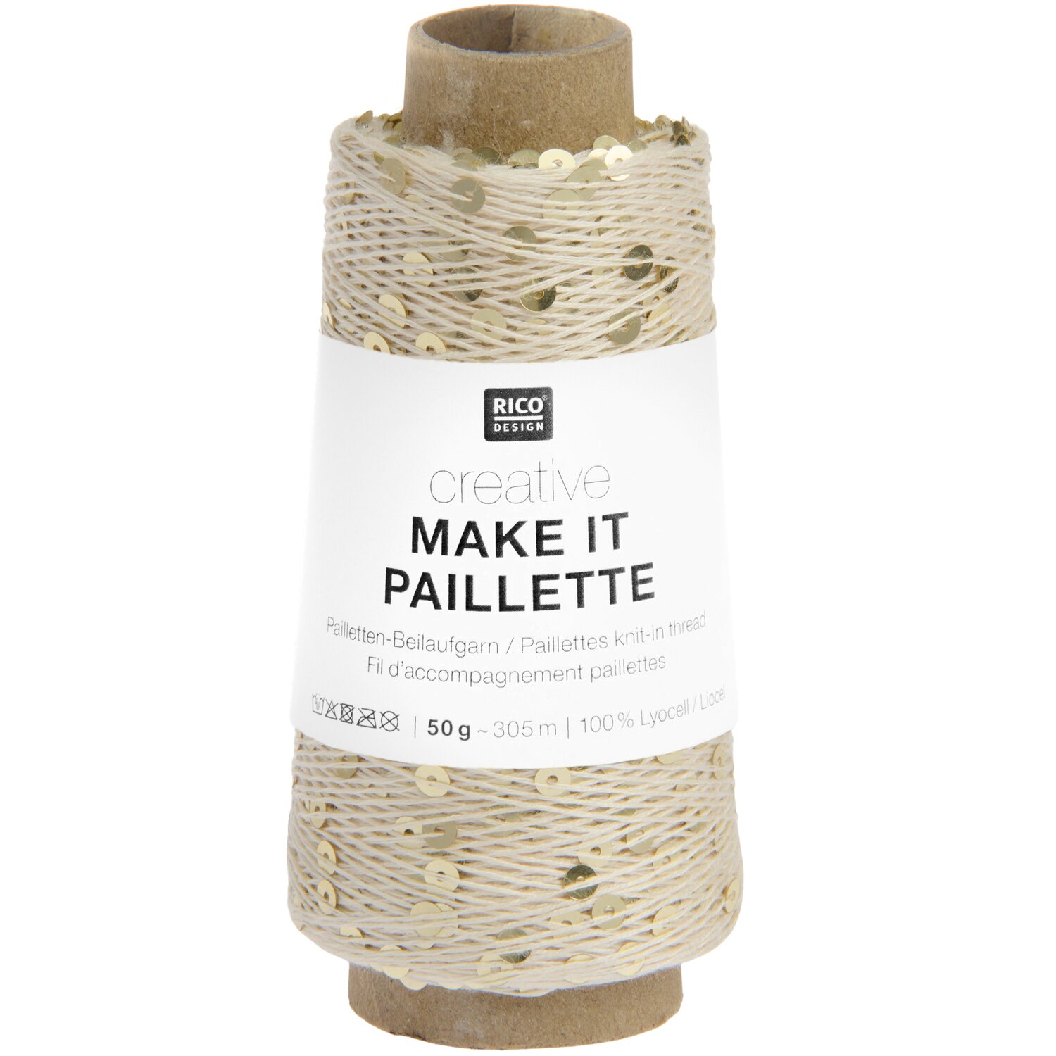 Creative Make It Paillette 50g 305m Farbe Gold von Rico Design