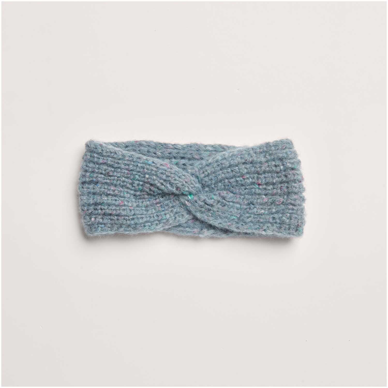 Strickset Stirnband Modell 28 aus Lovewool Nr. 17