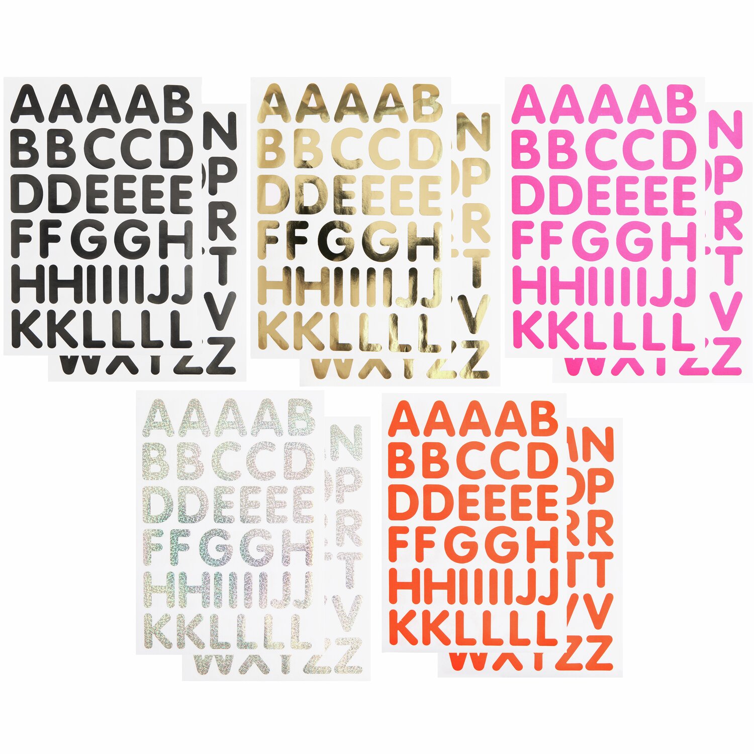 Stickerblock Alphabet DIN A5