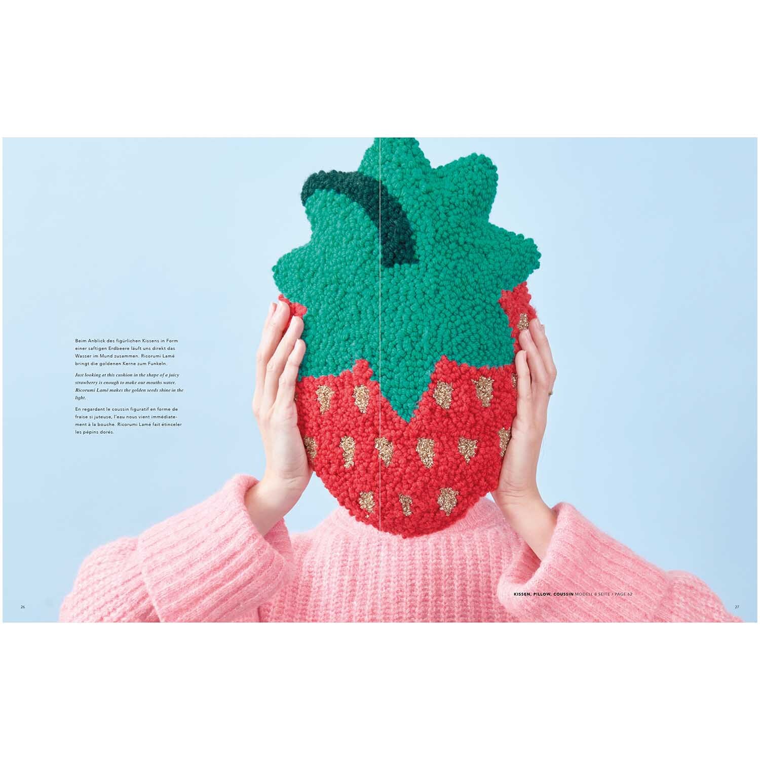 Stickbuch Punch Needle No. 6 Just Bees + Fruits + Flowers Stickbuch Punch Needle No. 6 Just Bees + Fruits + Flowers