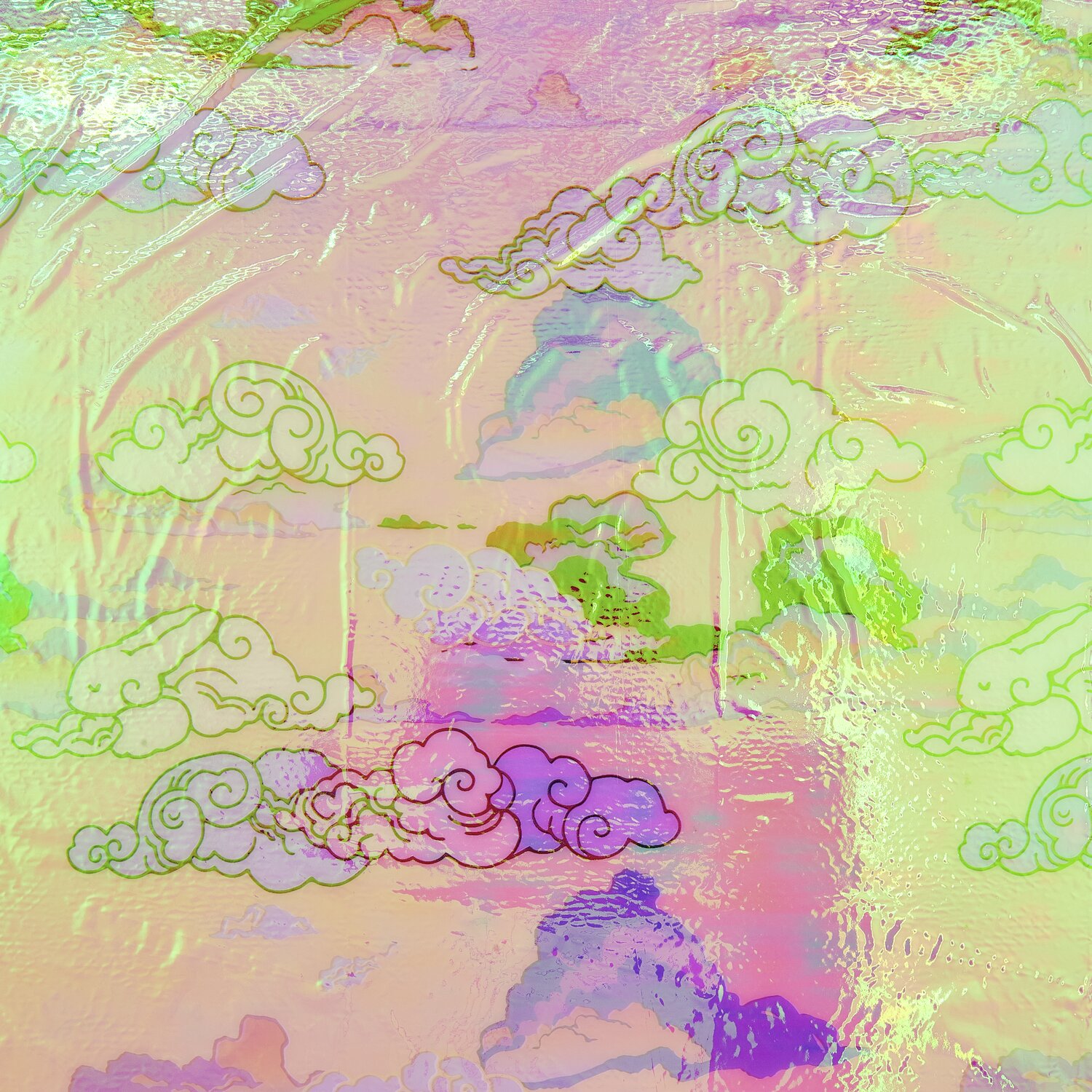 Paper Poetry Geschenkfolie Wolken  0,7x2m von Rico Design