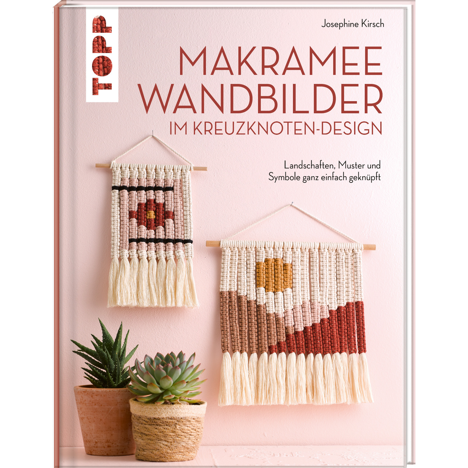 Makramee Wandbilder im Kreuzknoten-Design