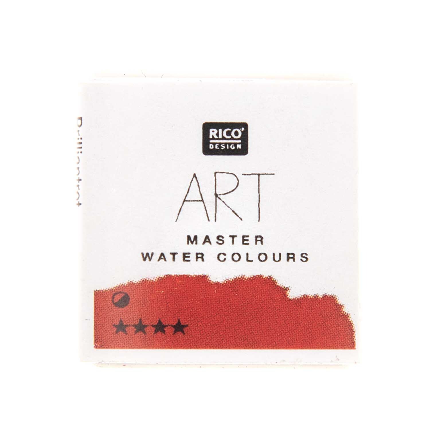 Rico Design ART Master Aquarellfarbe halbes Näpfchen Brilliantrot