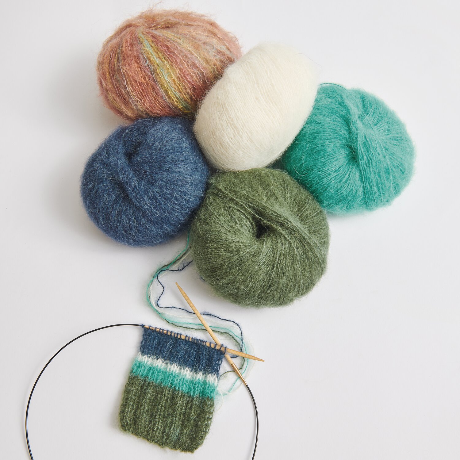 Luxury Alpaca Cotton Fusion 50g 190m Farbe Oliv von Rico Design