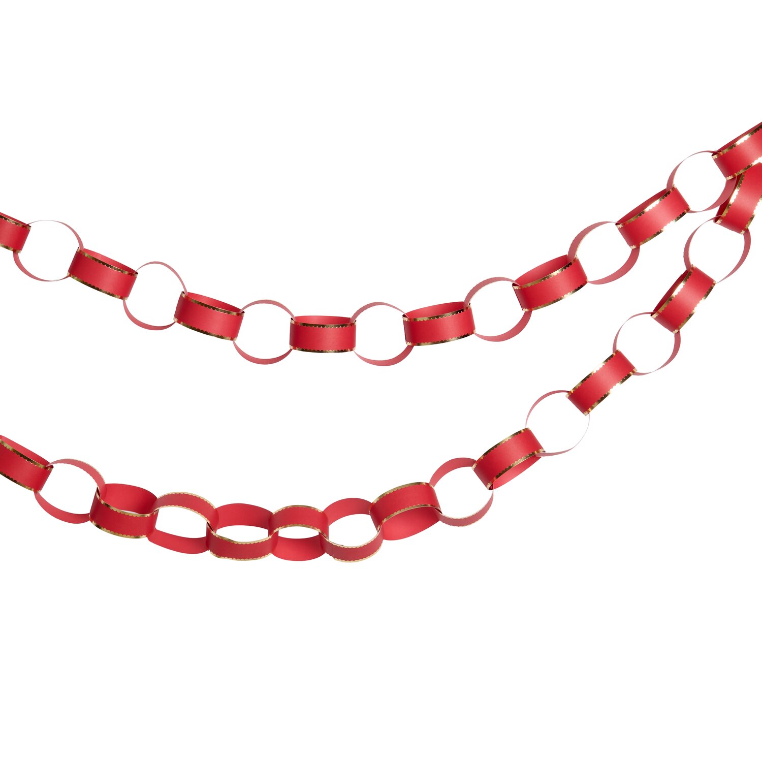 DIY Kettengirlande Advent Farbe Rot/Gold von Rico Design