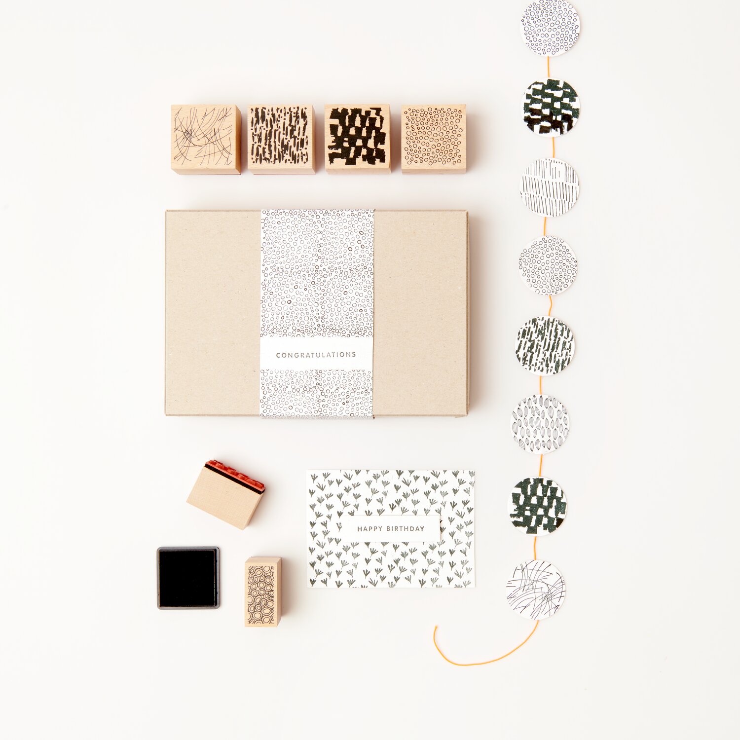 Stempelset Texturen 9-teilig von Rico Design