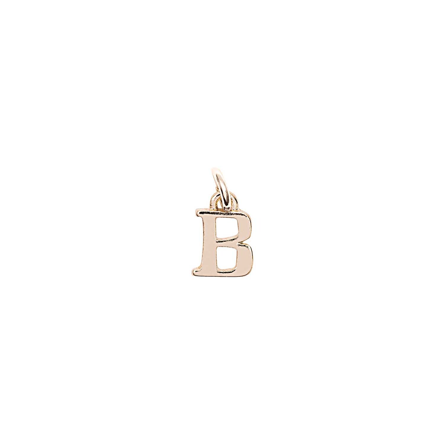 Anhänger Buchstabe B gold