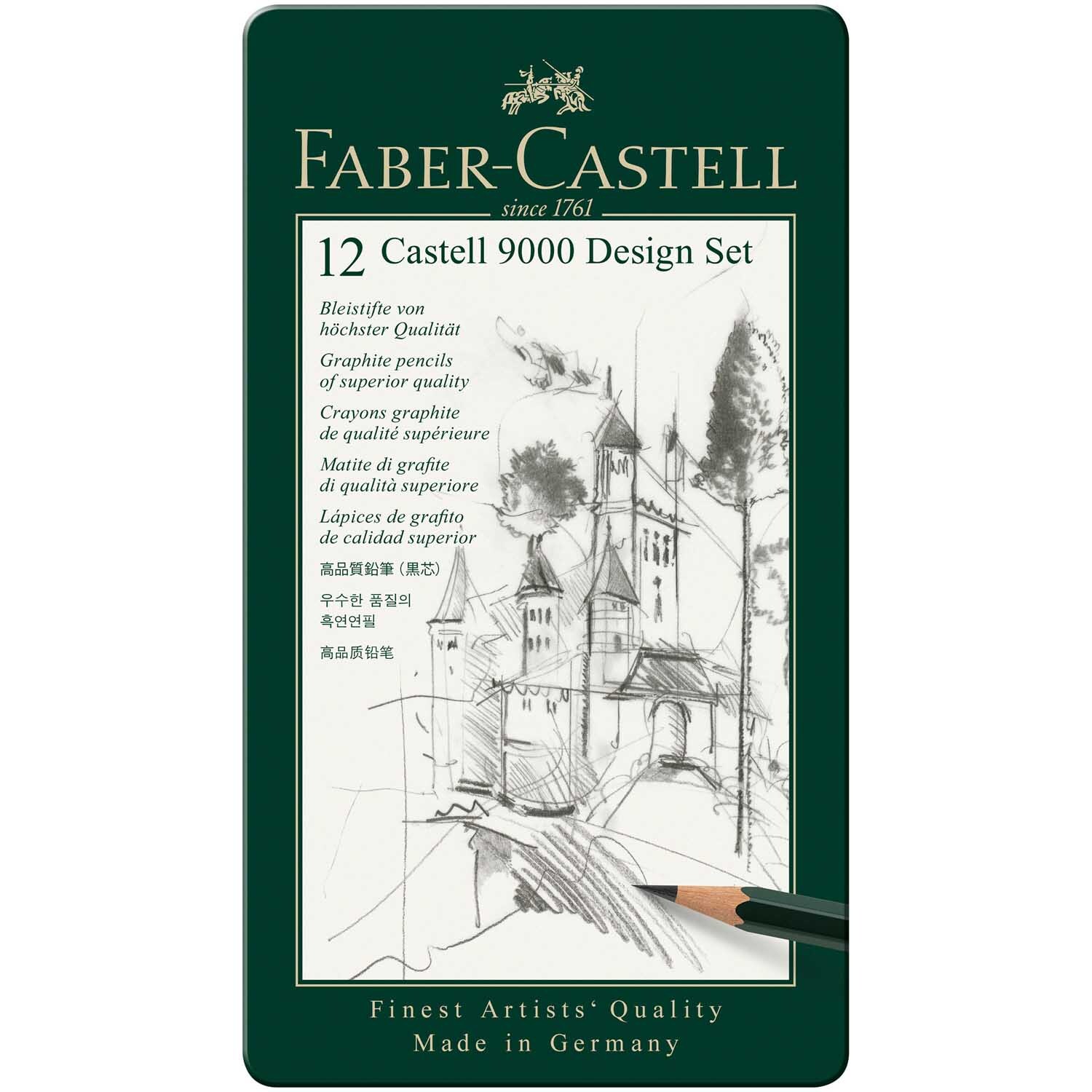 Castell 9000 Design Set Metalletui
