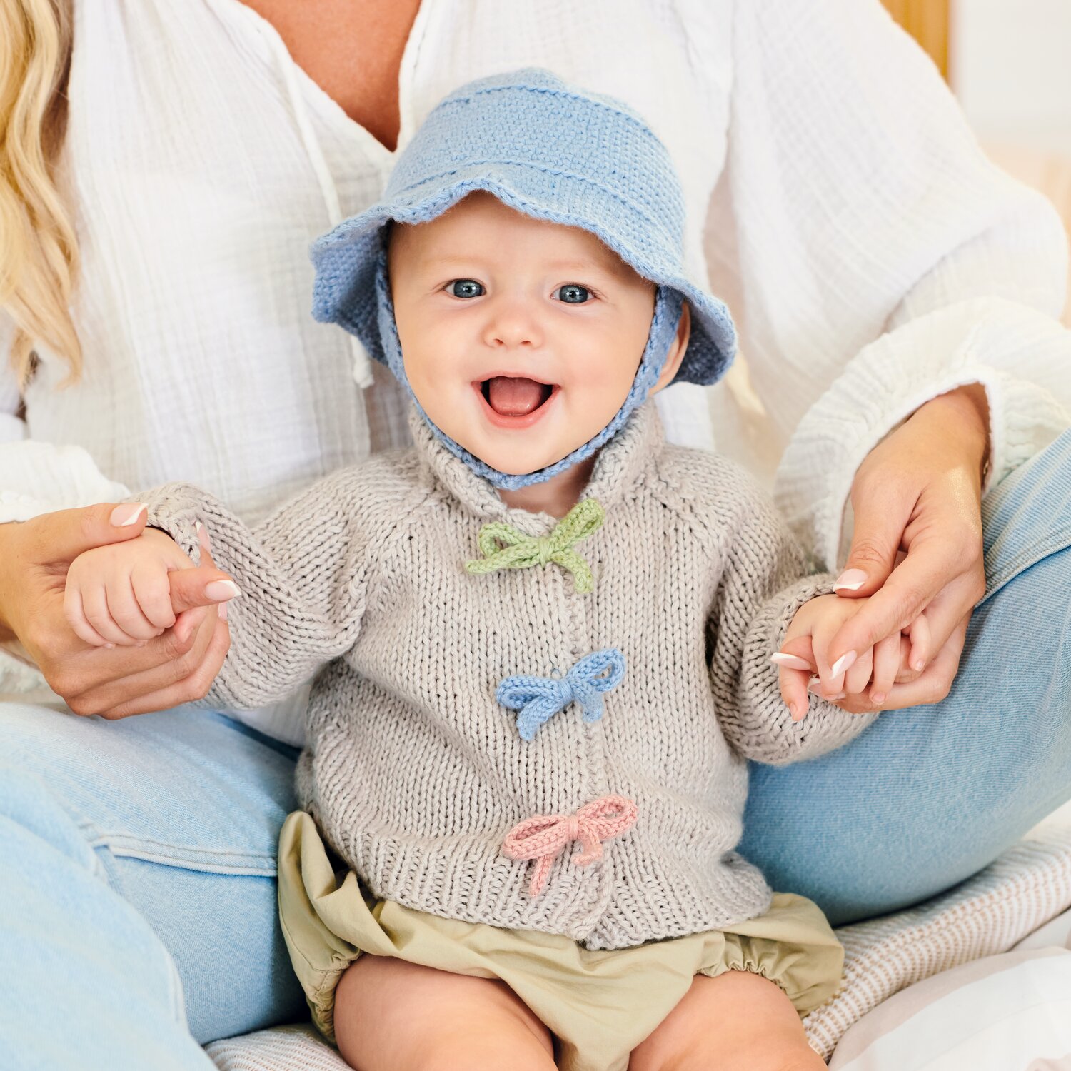 Strickset  Jacke Modell 16 aus Baby 043 von Rico Design