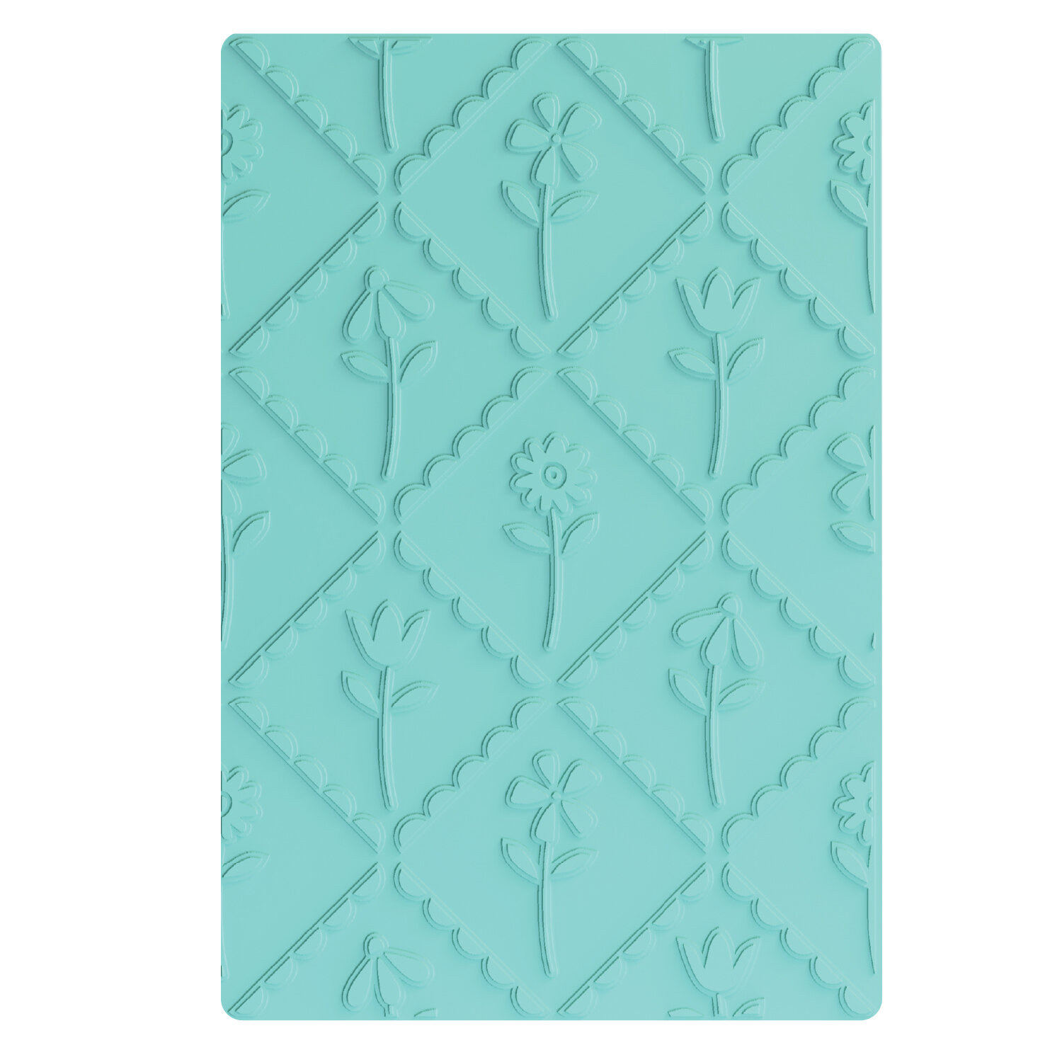 Embossing Folder Framed Florals von idee. Creativmarkt 
