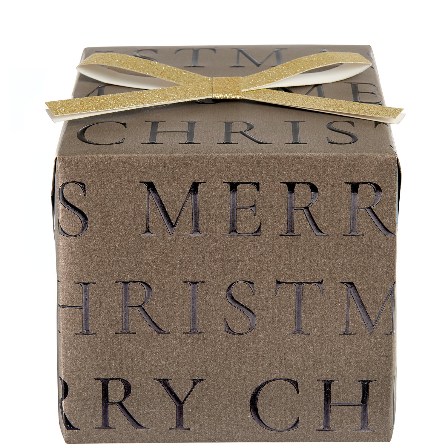 Paper Poetry Geschenkpapier Merry Christmas Farbe Braun von Rico Design