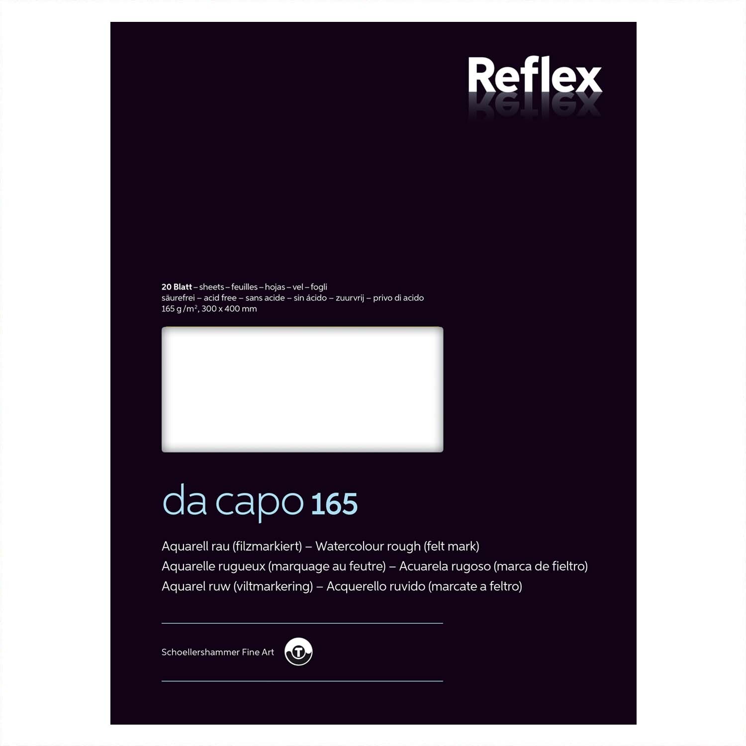da capo Aquarellblock Nr. 2 30x40cm 165g 20 Blatt
