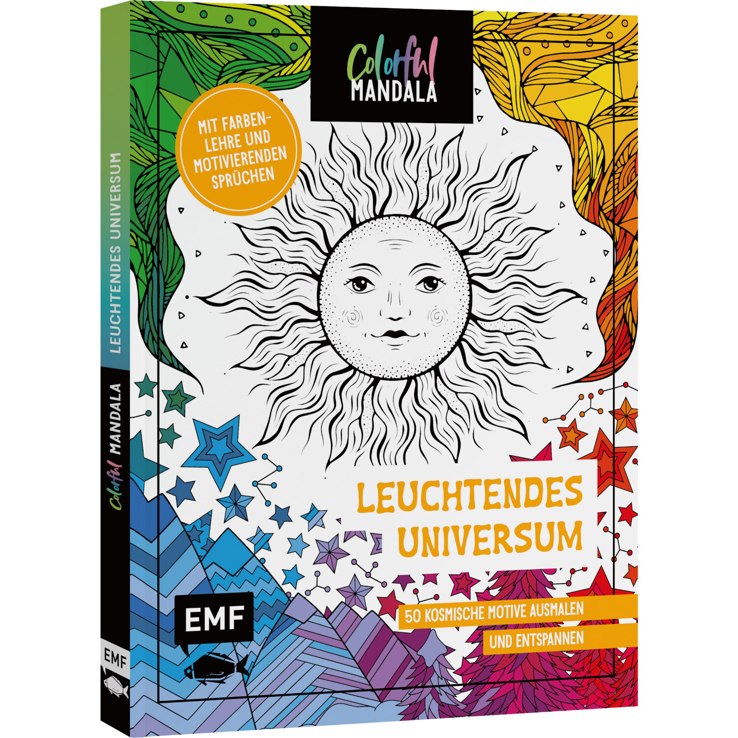 Colorful Mandala Leuchtendes Universum