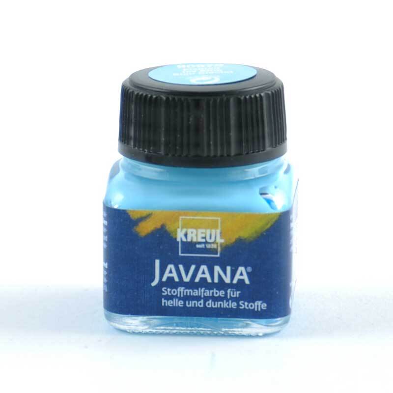KREUL Javana Stoffmalfarbe helle und dunkle Stoffe Eisblau
