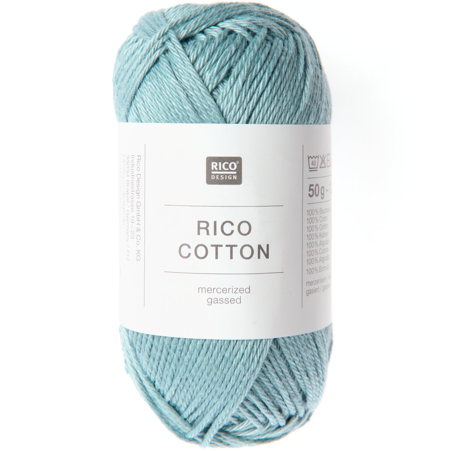 Rico Design Rico Cotton Graublau