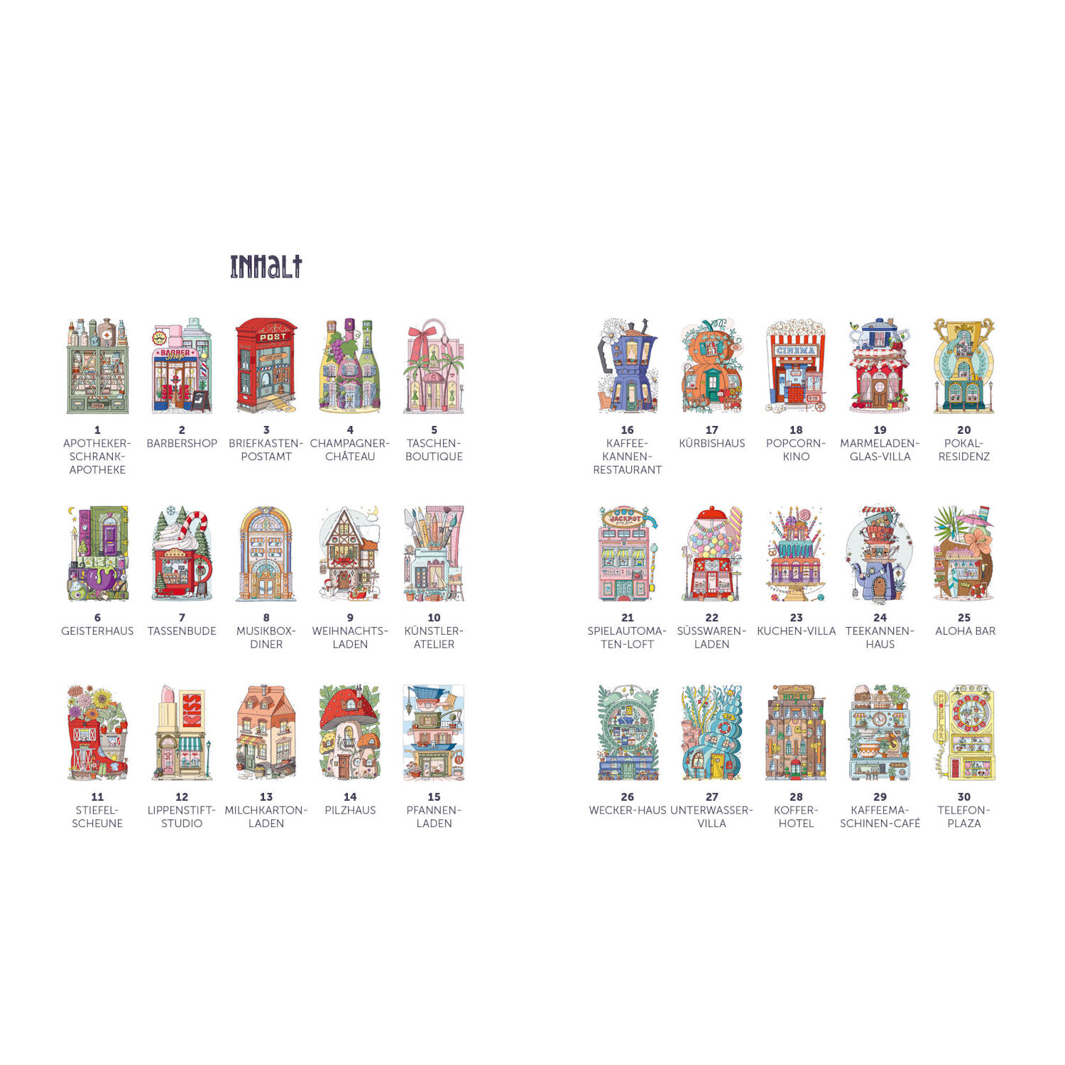 Zauberhafte Häuser zum Ausmalen von Edition Michael Fischer 