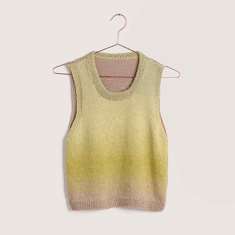 Gestricktes Top: Modell 08 aus dem Heft Lovewool No. 22