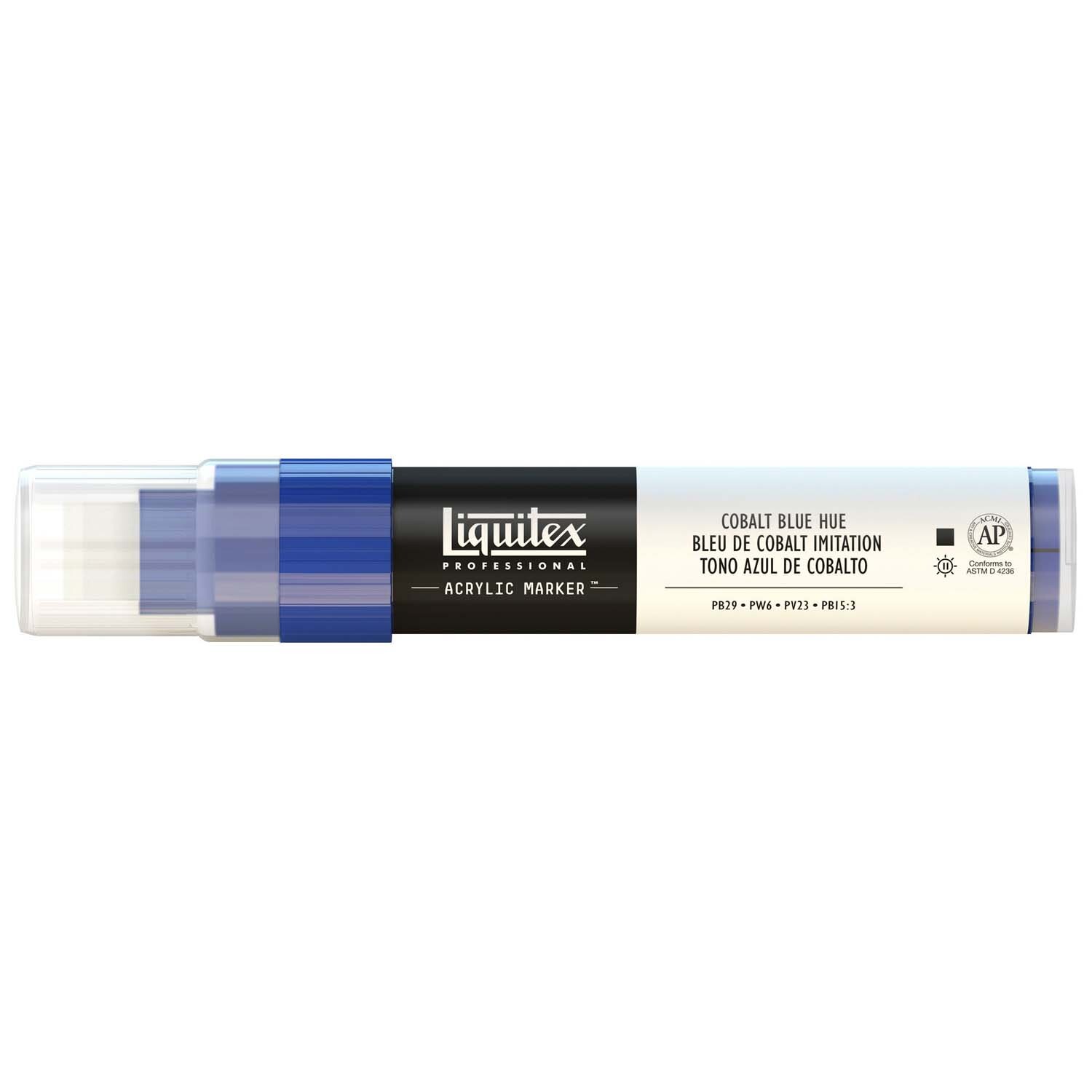 Paint Acryl Marker 8-15mm in Kobaltblau von Liquitex, ideal für präzises und kreatives Arbeiten.