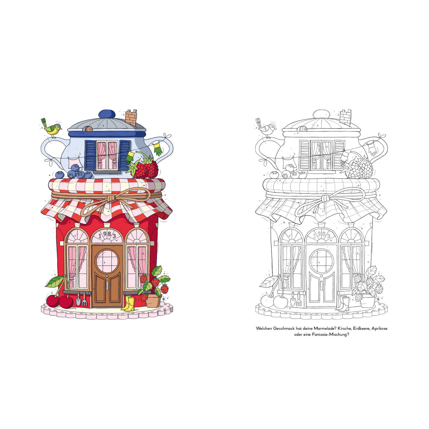 Zauberhafte Häuser zum Ausmalen von Edition Michael Fischer 