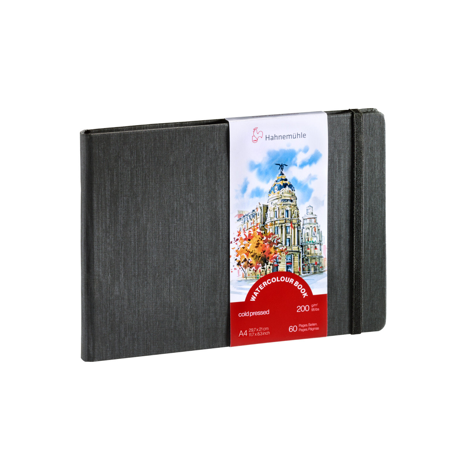 Watercolourbook quer A4 30 Blatt von Hahnemühle FineArt 