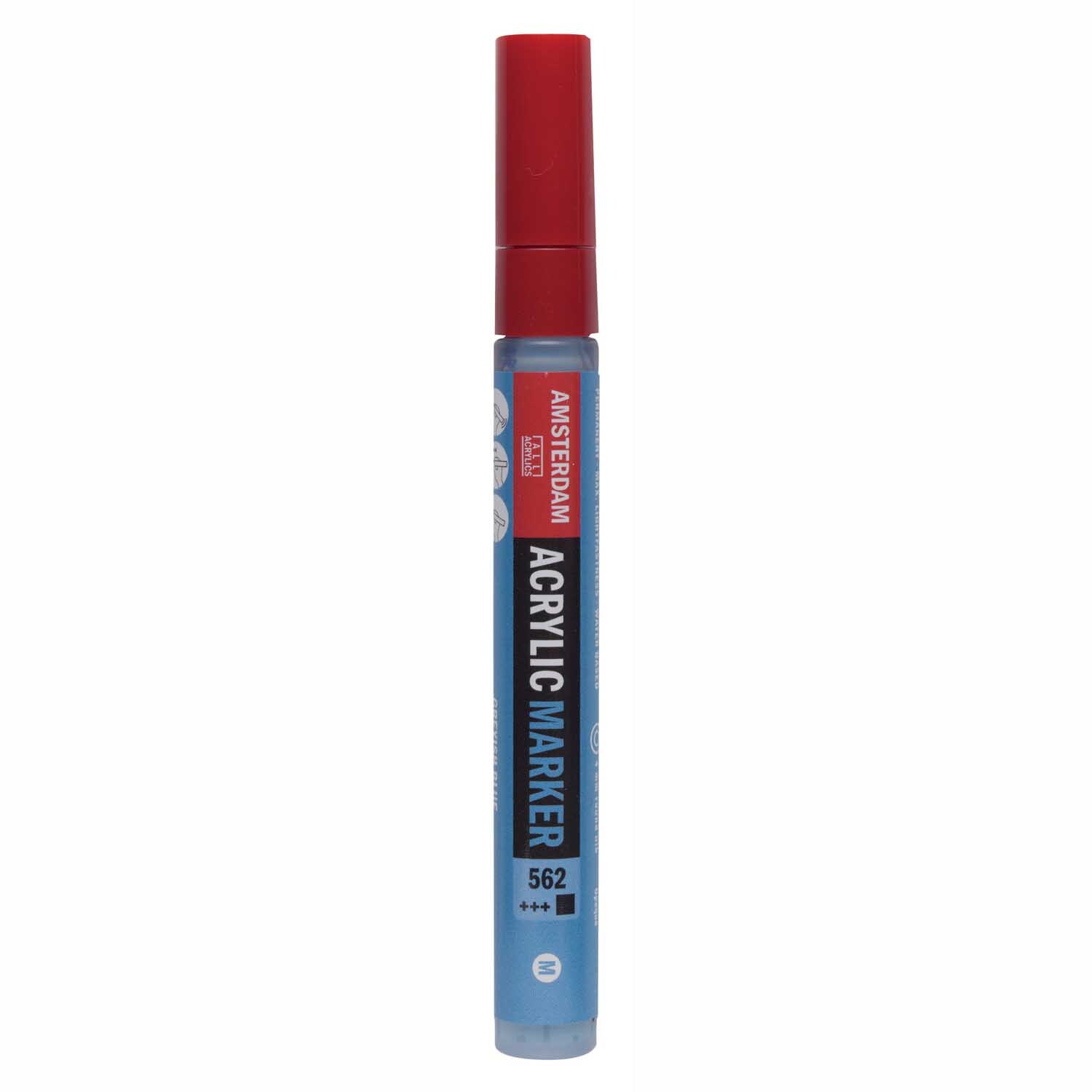 AMSTERDAM Acrylic Marker 3-4mm Graublau