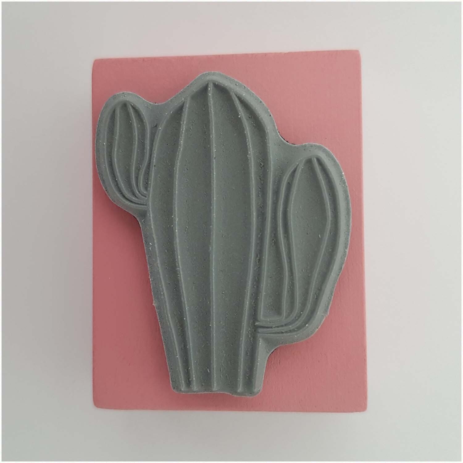 Stempel Wüstenkaktus rosa 35x45mm Stempel Wüstenkaktus rosa 35x45mm
