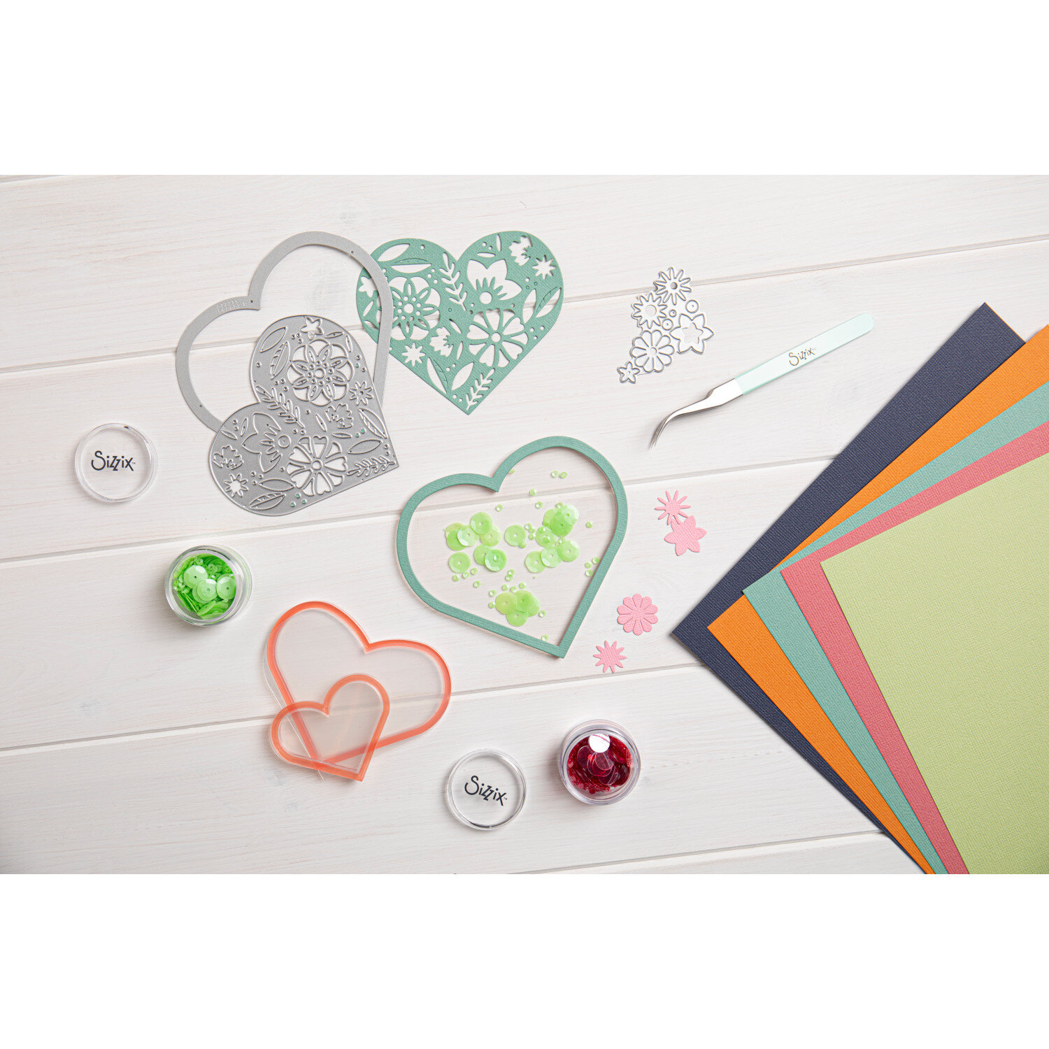 Framelits Die Set Heart Frames  6PK von idee. Creativmarkt