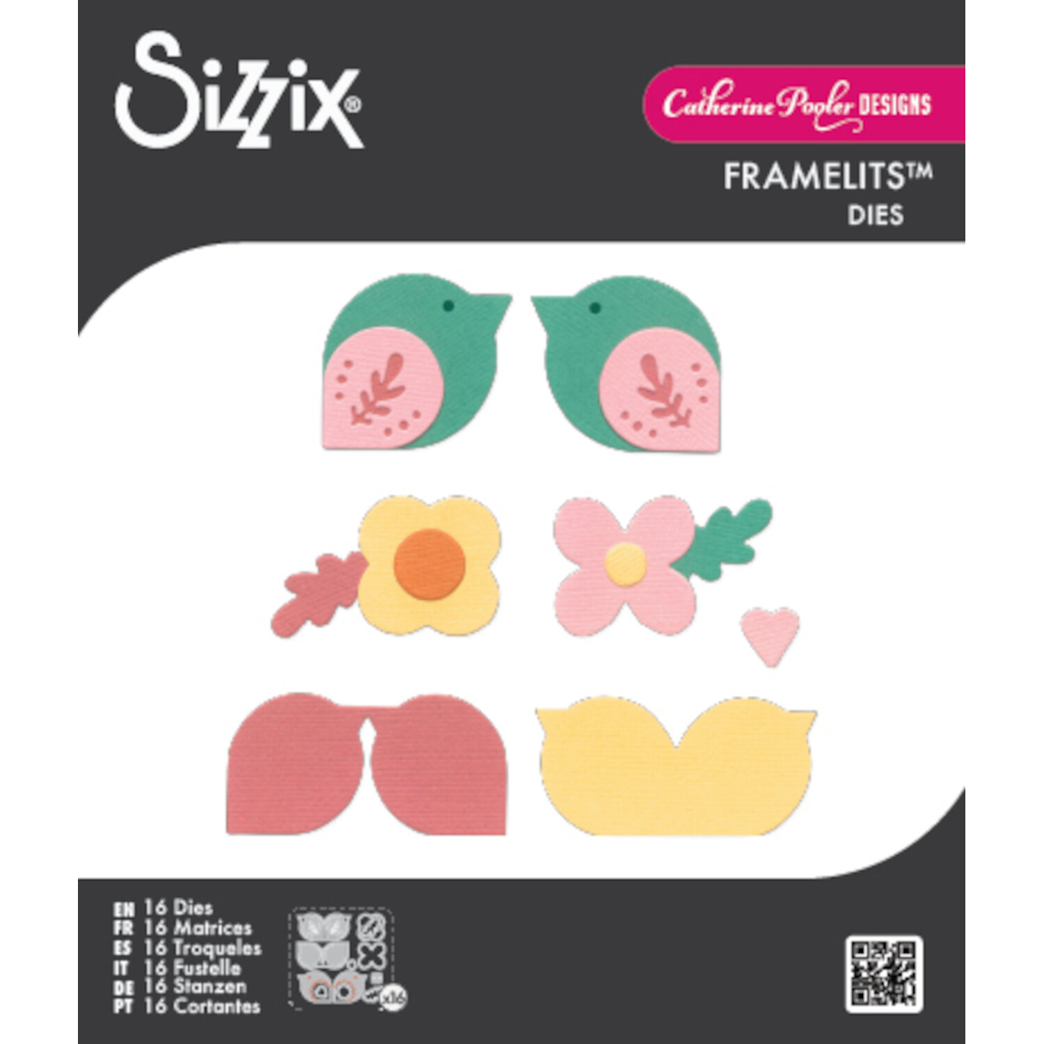 Framelits Die Set Birds & Blooms 15-teilig von idee. Creativmarkt 