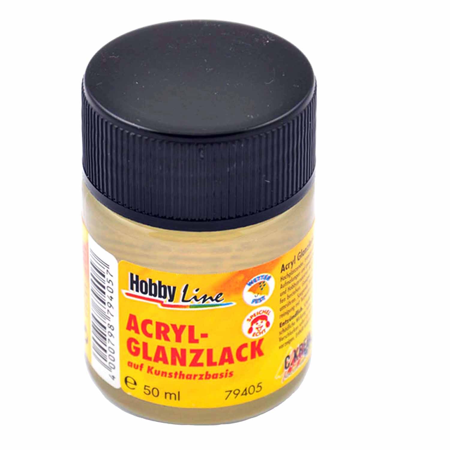 Acryl Seidenglanzlack transparent 50ml